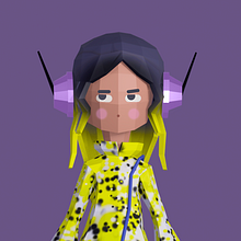 My project for course: Low Poly Character Modeling for Video Games. 3D Character Design, Video Games, 3D, 3D Modeling, and Game Design project by Iwona Waluk - 11.06.2024