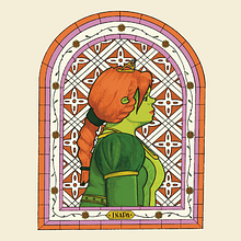 Ilustración Fiona - Shrek. Een project van Digitale illustratie van Andrea Espino Pineda - 01.01.2023