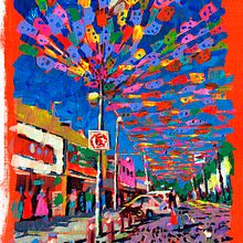 Mi proyecto del curso: Pintura Impresionista con Acrílicos: Técnicas para Escenas Urbanas. Projekt z dziedziny Malarstwo akr, lowe,  Sztuki piękne i  Malarstwo użytkownika Viridiana Benitez Mendoza - 13.01.2025