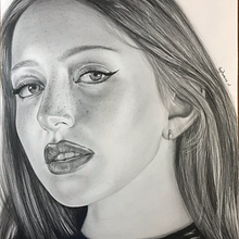 Contemplación. Traditional illustration, Fine Arts, Sketching, Pencil Drawing, Drawing, Portrait Drawing, Realistic Drawing, Artistic Drawing, and Naturalistic Illustration project by Hugo Ramirez - 11.08.2024