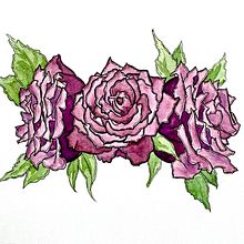 Mijn project van de cursus: Het botanische sketchbook: een meditatieve benadering. Sketching, Drawing, Traditional illustration, Botanical Illustration, Watercolor Painting, Sketchbook, Painting, Collage, and Pattern Design project by erina_panch - 11.03.2024