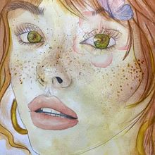 Mi proyecto del curso: Retrato ilustrado en acuarela. Traditional illustration, Painting, Watercolor Painting, Drawing, Fine Arts, Portrait Drawing, and Artistic Drawing project by Daniela Reynoso - 11.25.2024