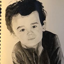 Portrait of my son with graphite pencil. Fine Arts project by zackthornhill - 04.19.2022