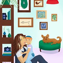 My project for course: Colorful Digital Illustration in Procreate. Projekt z dziedziny R, sunek c, frow, Ilustracja c, frowa,  R, sunek, Trad, c i jna ilustracja użytkownika Jade Richards-Butler - 10.11.2024