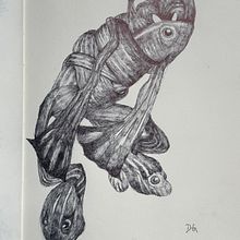 My project for course: Sketchbook Illustration with Pen: Embracing Mistakes. Drawing, Ink Illustration, Sketchbook, and Sketching project by dgabe24 - 11.09.2024
