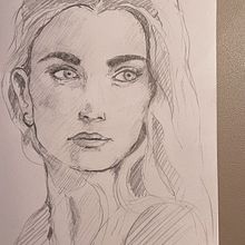 Mi proyecto del curso: Cuaderno de retratos a línea con grafito. Drawing, Portrait Drawing, Sketchbook, Sketching, and Fine Arts project by Irina Colomer - 11.10.2024