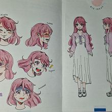 Mi proyecto del curso: Creación de personajes manga. Character Design, Traditional illustration, Comic, and Manga project by Nayleens Varas Moya - 11.11.2024