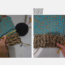 Crochet: prenda con una sola aguja. Crochet project by Janice Cuevas - 11.11.2024