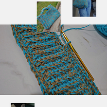 Crochet: prenda con una sola aguja. Un projet de Crochet de Janice Cuevas - 11.11.2024