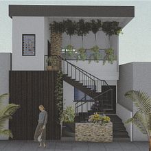 Mi proyecto del curso: Representación gráfica de proyectos arquitectónicos. Architecture, Collage, Interior Design, Graphic Design, Digital Architecture, Interior Architecture, Architectural Illustration, L, and scape Architecture project by Rosy Cortez Nolasco - 11.12.2024