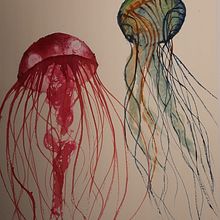 Twee kkwallen. Watercolor Painting project by Mariet van de Waarsenburg - 11.12.2024