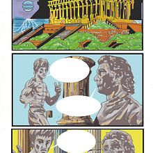 Estátuas Muito Vivas. Un proyecto de Diseño de personajes, Cómic, Ilustración digital, Ilustración tradicional y Manga de Alcides Pacheco - 30.09.2024
