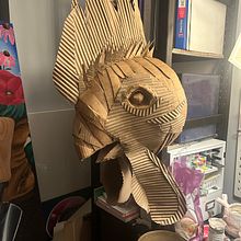 My project for course: Cardboard Sculptures for Beginners. Arts, Crafts, Character Design, Fine Arts, and Sculpture project by jennmarshallgreeson - 11.13.2024