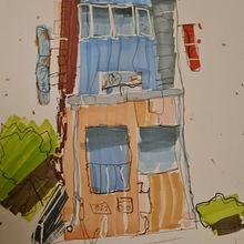 My project for the course. Architectural Illustration, Drawing, Ink Illustration, Sketchbook, and Sketching project by diana_akhtar - 11.13.2024