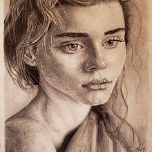 Retrato a lápiz #2.. Traditional illustration, Drawing, Pencil Drawing, Portrait Drawing, Realistic Drawing, and Artistic Drawing project by Deswer (DWR) - 02.07.2020