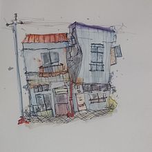 Mi proyecto del curso: Dibujo arquitectónico expresivo con marcadores de colores. Architectural Illustration, Drawing, Ink Illustration, Sketchbook, and Sketching project by Cinthia Najera - 11.13.2024