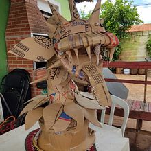 Meu projeto do curso: Esculturas em papelão para iniciantes. Arts, Crafts, Character Design, Fine Arts, and Sculpture project by Marcelo Andrade - 11.14.2024