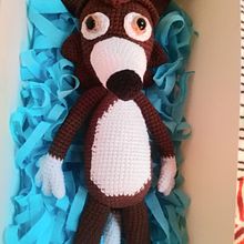 Lobo Beto. Arts, Crafts, Fiber Arts, and Crochet project by Mirna Vega - 11.14.2024