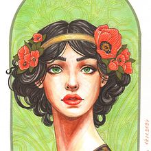 My project for course: Illustration with Markers: Find Your Style. Color Theor, Traditional illustration, Painting, and Comic project by Jane Smugasta - 11.04.2024