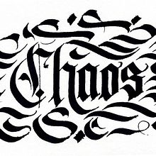 Mi proyecto del curso: Chaos. Un proyecto de Lettering digital, H, lettering, Lettering y Caligrafía de bayastudio_es - 14.11.2024