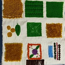 Mi proyecto del curso: Bordado XL con aguja mágica. Projekt z dziedziny  Haft,  Dekoracja wnętrz,  Haft pętelkow, Wzornictwo tekst i liów użytkownika Nadina Lopez - 12.11.2024