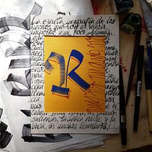 Caligrafía & Lettering vol. 1. Calligraph, Lettering, and Digital Lettering project by Ric Garbini - 11.17.2024