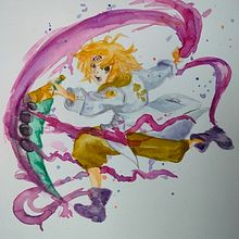 Mi proyecto del curso: Ilustración manga en acuarela. Drawing, Manga, Traditional illustration, and Watercolor Painting project by lauramar_84 - 11.17.2024