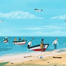 Approdo. Traditional illustration project by Gianfranco Bonadies - 11.01.2024