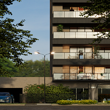 Building facade modeling. 3D, 3D Design, 3D Modeling, Architecture, ArchVIZ, and Digital Architecture project by Alexandre Seabra - 11.18.2024