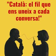 Promoure l'ús català . Poster Design project by damarispc92 - 11.14.2024