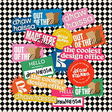 drawraissa: aplicação das lições do curso de design de identidade visual. Un proyecto de Diseño, Br e ing e Identidad de Raíssa Coelho - 15.11.2024