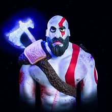 Kratos. Design, 3D, Character Design, and 3D Character Design project by Telmo Maia - 02.20.2024