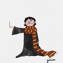 Harry Potter. Children's Illustration project by Maria Gallardo - 10.01.2024