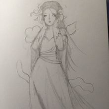 hada . Ilustrație tradițională de Jimena Contreras - 12.18.2024