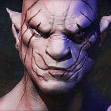 Azog. 3D, Character Design, Sculpture, 3D Modeling, Concept Art, and 3D Character Design project by Sercan Özlü - 01.19.2023