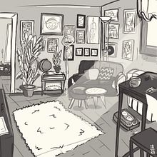 DE ANDAR POR CASA. Un projet de Illustration numérique, Illustration éditoriale, B, e dessinée, Design , Conception de personnages , et Conception éditoriale de T A R A - 19.11.2024