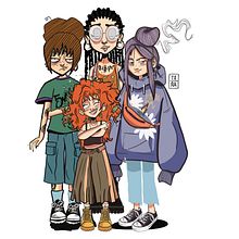 DISEÑO DE PERSONAJAS. Un projet de Illustration numérique, Conception de personnages, B, e dessinée , et Animation de T A R A - 19.12.2024