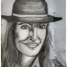 Mon projet du cours : Carnet de portraits : explorez le visage humain. Artistic Drawing, Drawing, Portrait Drawing, Sketchbook, and Sketching project by Sophie Cret - 10.21.2024