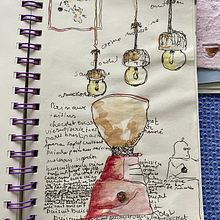 Mein Abschlussprojekt für den Kurs: Die Sketching Kunst: Transformiere Skizzen in Kunst. Un progetto di Disegno, Disegno a matita, Illustrazione tradizionale e Sketchbook di andreanora - 20.11.2024