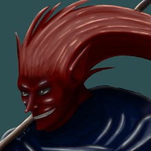 Mein Abschlussprojekt für den Kurs: Digitale Figurenmalerei in Procreate (Kazeshini from Bleach). Character Design, Traditional illustration, and Digital Illustration project by Liam St - 11.20.2024