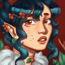 My project for course: Lighting and Color for Digital Portraits in Photoshop. Traditional illustration, Digital Illustration, and Digital Painting project by sarahjbesserer - 06.10.2023