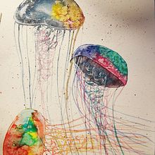 Mon projet du cours : Techniques modernes d’aquarelle. Un progetto di Belle arti, Pittura, Illustrazione tradizionale e Pittura ad acquerello di Émilie Lucas - 21.11.2024