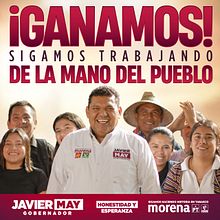 Campaña por la gubernatura del estado de Tabasco. Een project van  Reclame, Marketing, Cop, writing y Digitale marketing van Daniel Iturria López - 21.11.2024