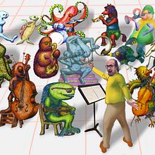 Evan's Band. Fine Arts, Arts, Crafts, and Character Design project by Evan Solot - 11.21.2024