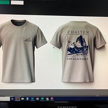 Remera Fitz Roy. Design project by Elita Cuello - 11.22.2024