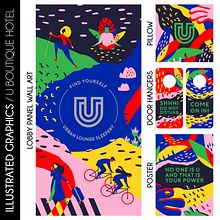 Gráfica para Urban Lounge Hotel Boutique . Design grafic & Ilustrație vectorială de Irene González Frizzera - 09.13.2023
