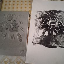 My project for course: Contemporary Printmaking with Linoleum. Arts, Crafts, Fine Arts, Traditional illustration, Printing & Ink Illustration project by Anette Molnár - 11.23.2024