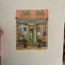Mi proyecto del curso: Ilustración urbana en acuarela: retrata tu ciudad. Architectural Illustration, Drawing, Painting, and Watercolor Painting project by mariabordajandi - 11.23.2024
