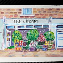 Mi proyecto del curso: Ilustración expresiva de paisajes urbanos con gouache. Architectural Illustration, Gouache Painting, Painting, and Sketching project by Karen Gil - 11.23.2024