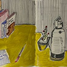 Ejercicios en cuaderno para crecer como artista. Drawing, Fine Arts, Traditional illustration, Sketchbook, and Sketching project by Joffre Garzón Tocora - 11.24.2024